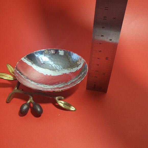 Vintage Michael Aram Olive Branch Dish – Elegant Sculptural Tableware - Picture 8 of 8